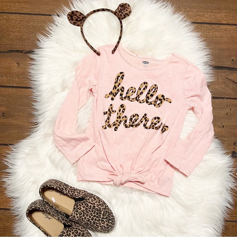 Old Navy Leopard Print Shirt